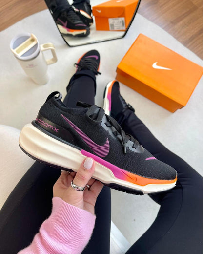 Tênis Feminino Nike Zoom X Invinceble Run 3 Preto Rosa