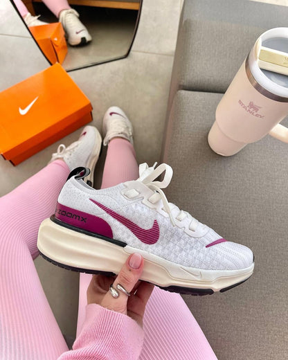 Tênis Feminino Zoom X Invincible Run 3 Branco e Roxo
