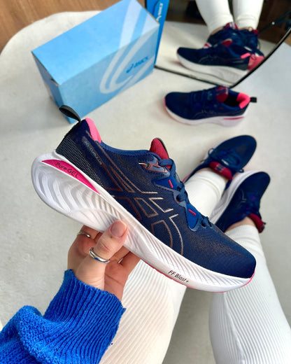 Tênis Esportivo Feminino Asics Pure Gel Azul Marinho