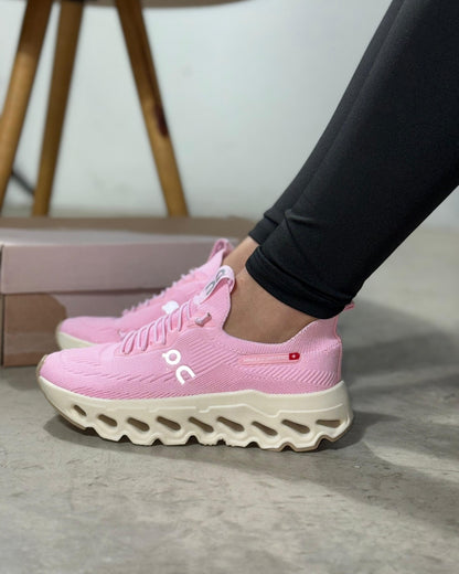 Tênis Feminino On Cloud Running Rosa