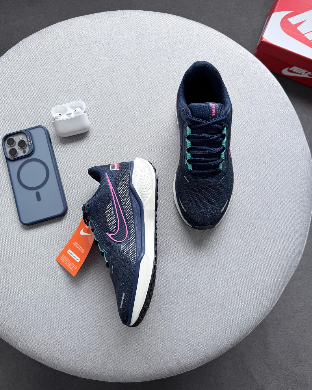 Tênis Esportivo Feminino Pegasus Zoom 41 Bandeira Azul Marinho