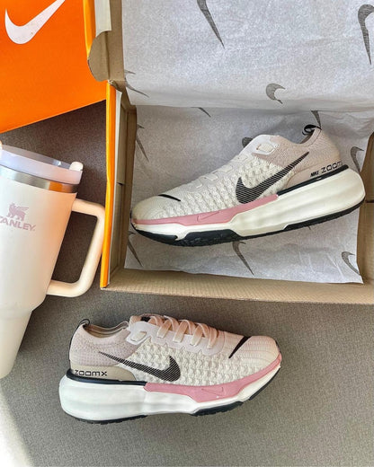 Tênis Feminino Zoom X Invinceble Run 3 Cinza e Rosa