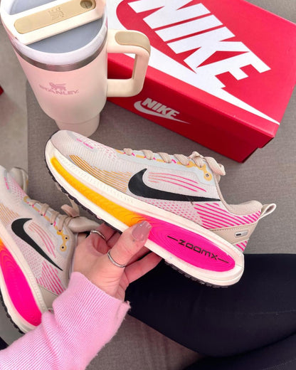 Tênis Esportivo Feminino Zoom X Rosa Neon