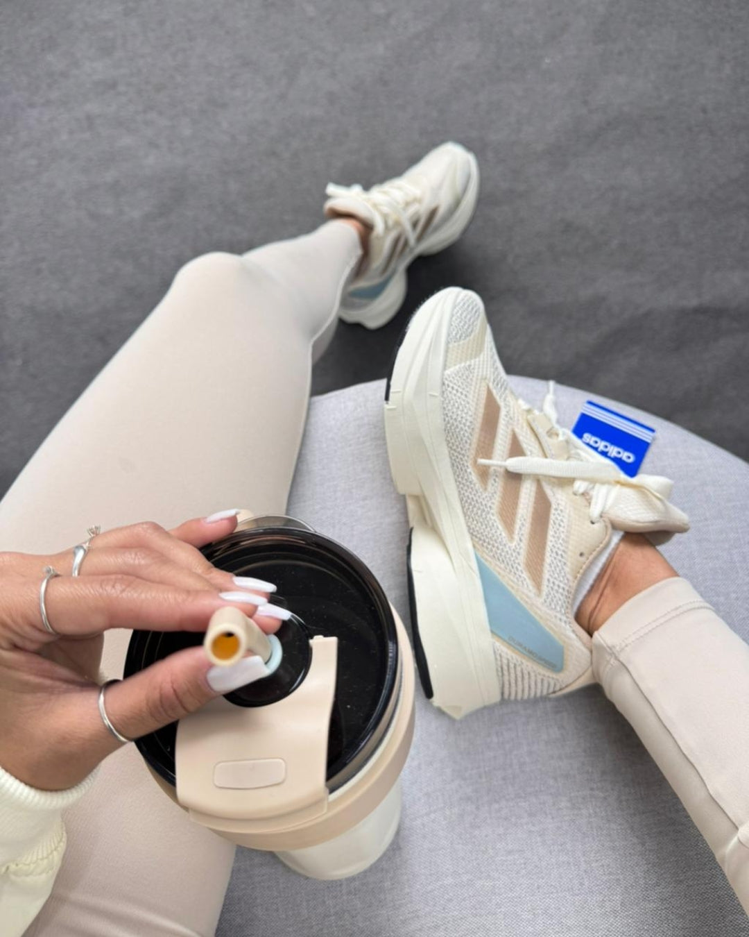 Tênis Esportivo Feminino Duramo Speed Off White